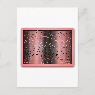 Red Line Maze Vykort