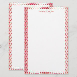 RED LINE STICKA 5.5x8.5 Business Stationery Brevpapper