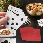 Red Linen Struktur Photo Casinokort<br><div class="desc">Se varpen och väften i bran, vågrät och lodrät trådar i väven, som utgör en färgruta med rött streck. Bilden i struktur visar de subtila variationerna i färg i tyget. Materialet är inte helt platt, så linjerna av väven är lätt böjd. Digital, färg-fotografi. Copyright © 2011 Claire E. Skinner. Alla...</div>