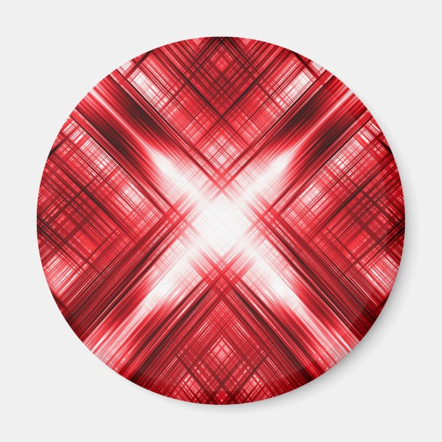 Red linjer kor magnet (Framsidan)