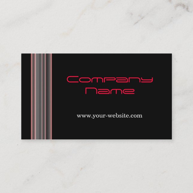 Red Linjer Visitkort (Framsida)