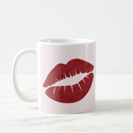 Red Lip Print for Valentine Day Mugg