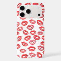 Red Lipstick Kiss Pattern Phone Case – Valentine’s