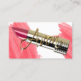 Red Lipstick och Guld Visitkort