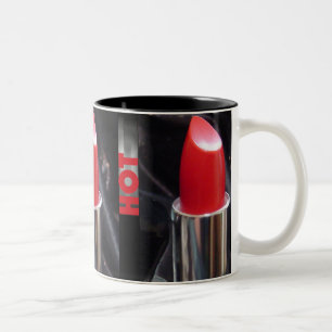 Red Lipstick Två-Tonad Mugg