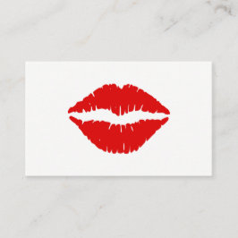 Red Lipstick Visitkort