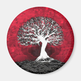 Red Livets träd Magnet