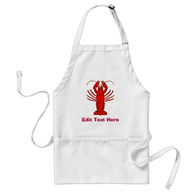 Red Lobster Apron Förkläde (Framsidan)