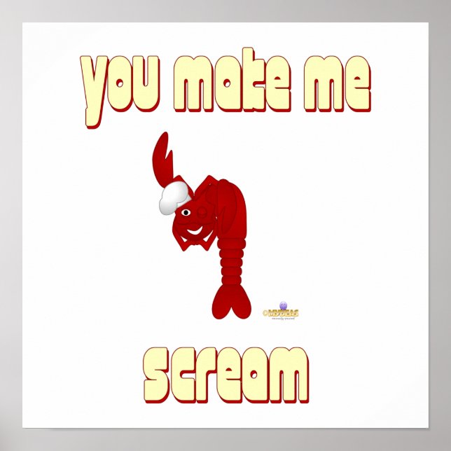 Red Lobster Chef du gör mig kräm Poster (Framsidan)