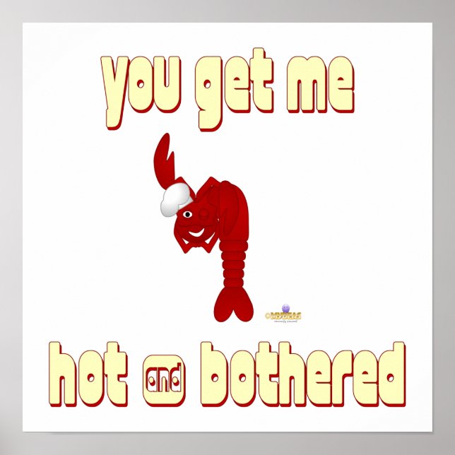 Red Lobster Chef ger mig Hett. Poster (Framsidan)