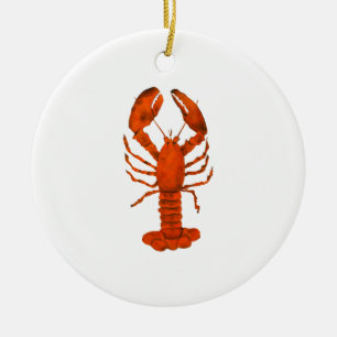 Red Lobster Julgransprydnad Keramik