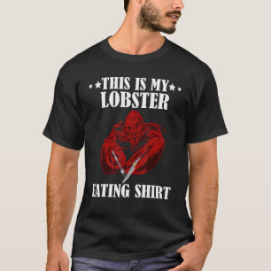 Red Lobster Knivar Fork Kräftor Lobster Ea T Shirt