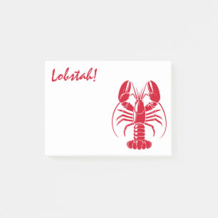 Red Lobster Lobstah Maine New England Kusten Post-it Block