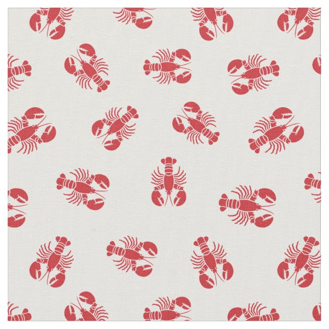Red Lobster Nautical Tyg (Närbild)