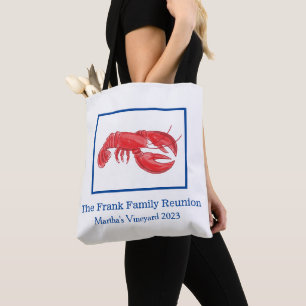 Red Lobster Personlig Family Reunion Tygkasse