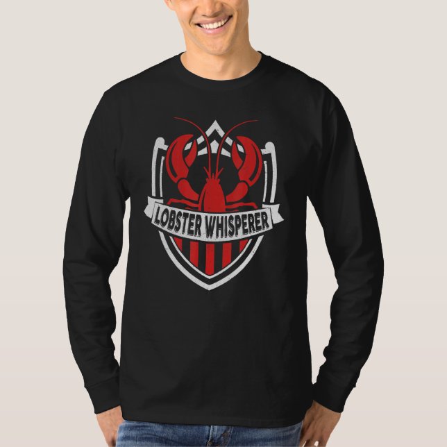 Red Lobster Seafood - Lobster Whisperer T Shirt (Framsida)