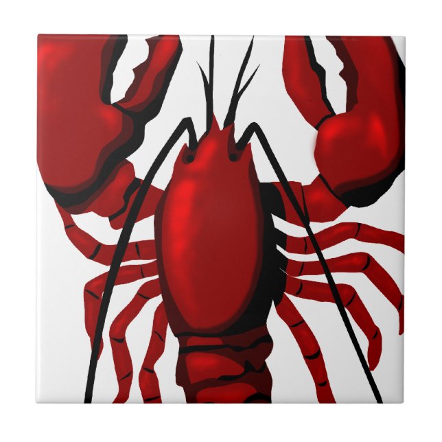 Red Lobster Tile Kakelplatta (Framsidan)