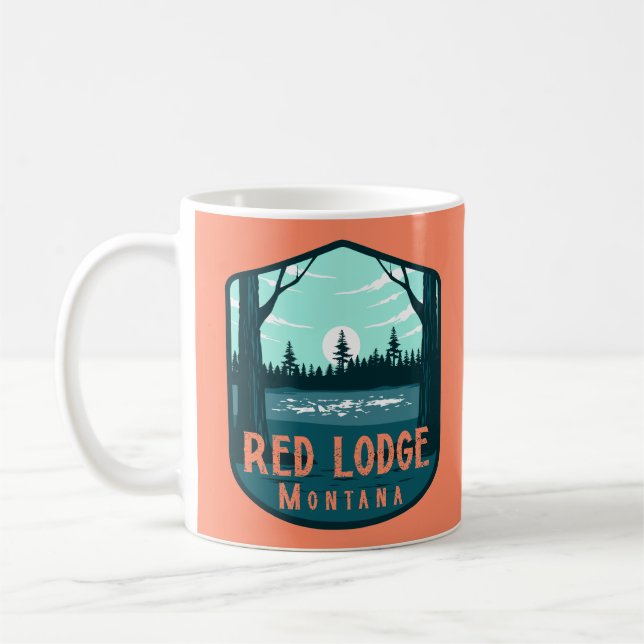 Red Lodge Montana Kaffemugg (Vänster)