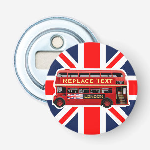 Red London Buss Flasköppnare