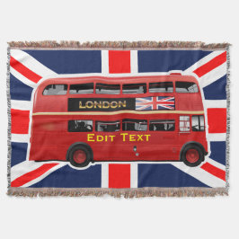 Red London Dubbla Decker Buss Filt