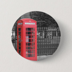Red London Phonebox Knapp