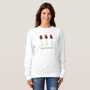 Red Long Stemmed Chocolate Ro Valentine Day Tee Shirt