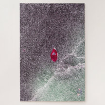 Red Löv med Specklad Sand