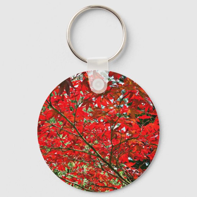 Red löv nyckelring (Framsida)