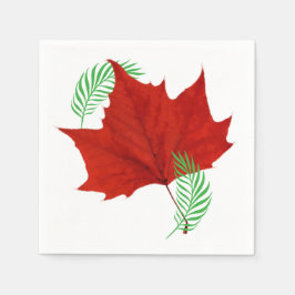 Red löv och Ferns Pappersservett