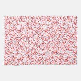 Red Love Hearts – Valentine Collection Kökshandduk