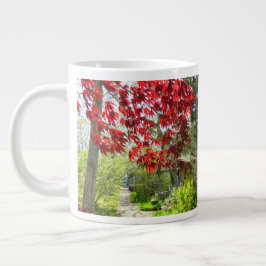 Red Lövs and Walkway - Martha's Vineyard Jumbo Mugg