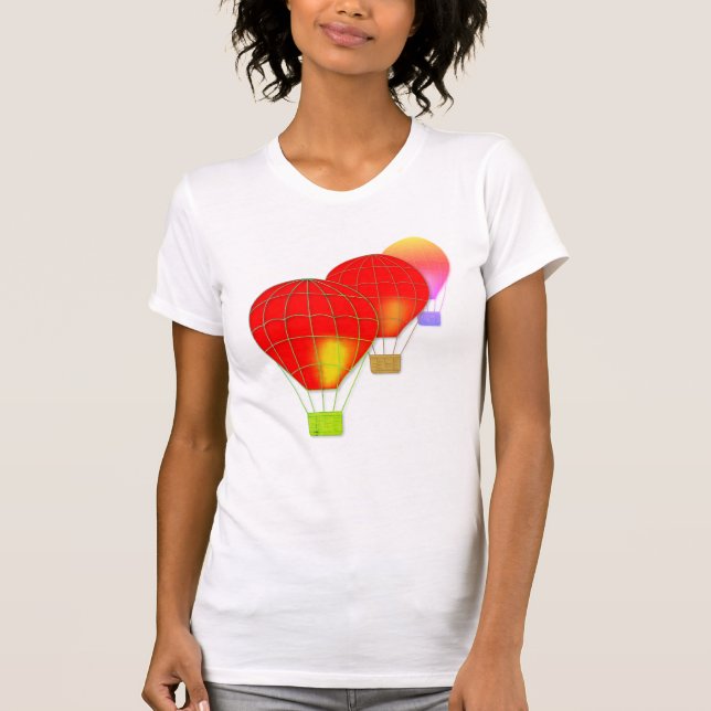 Red luft ballong tee shirt (Framsida)