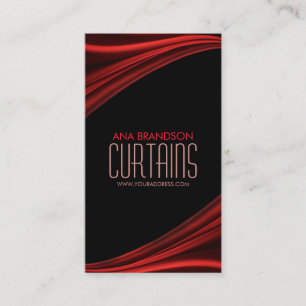 Red Luxuritain Home Decor Studio Card Visitkort