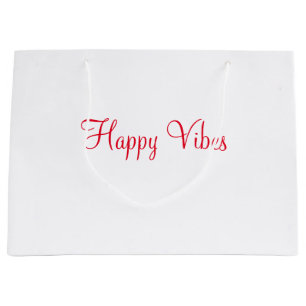 Red lycklig vibes helgdag enkel minimal kalligrafi
