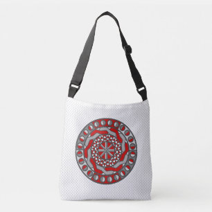 Red Machinery All-over-Print Bag Axelväska