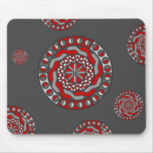Red Machinery Mousepad Musmatta
