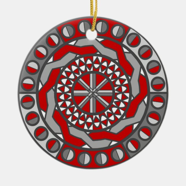 Red Machinery Ornament (Framsidan)