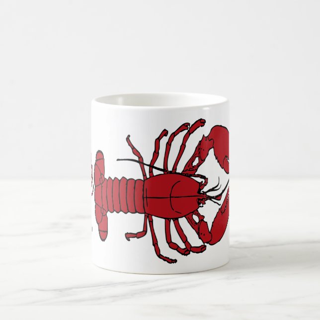 Red Maine Lobster Thunder_Cove Kaffemugg (Center)