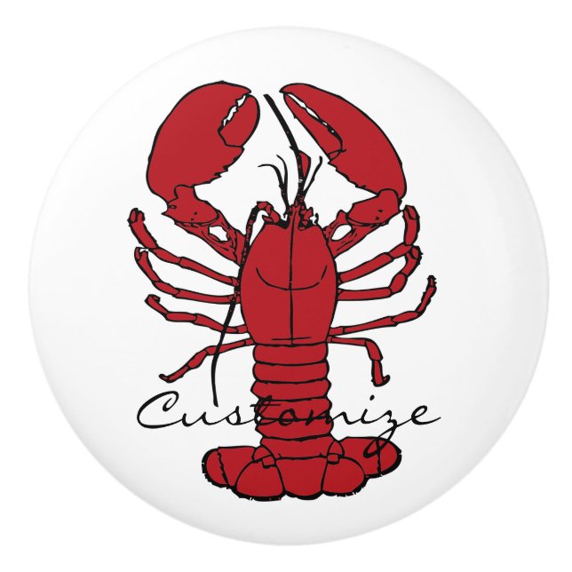 Red Maine Lobster Thunder_Cove Knopp (Framsidan)