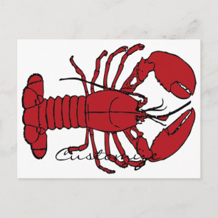 Red Maine Lobster Thunder_Cove Vykort