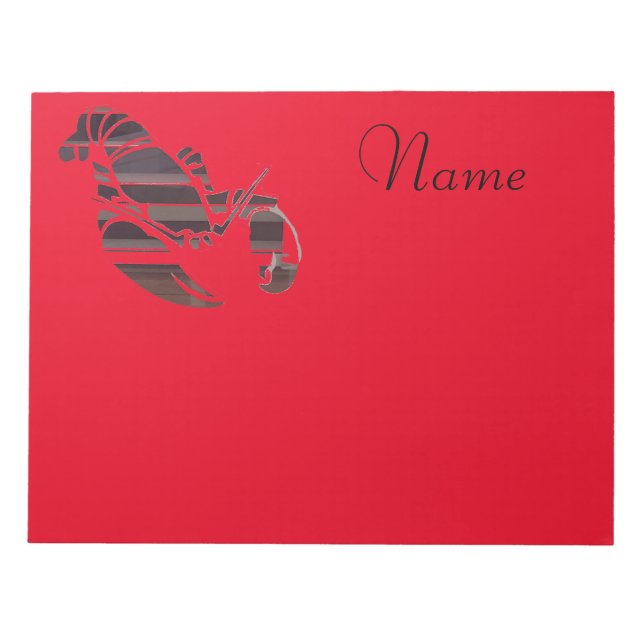 Red Maine Lobsters Thunder_Cove Anteckningsblock (Framsida)