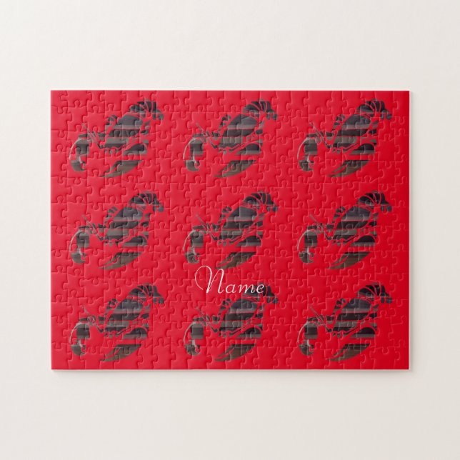 Red Maine Lobsters Thunder_Cove Pussel (Horisontell)