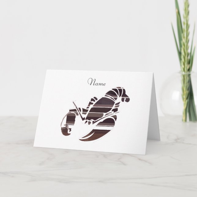 Red Maine Lobsters Thunder_Cove Tack Kort (Framsida)