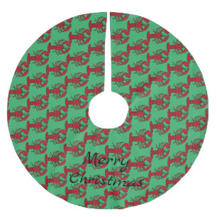 Red Maine Thunder_Cove Julgransmatta Borstad Polyester