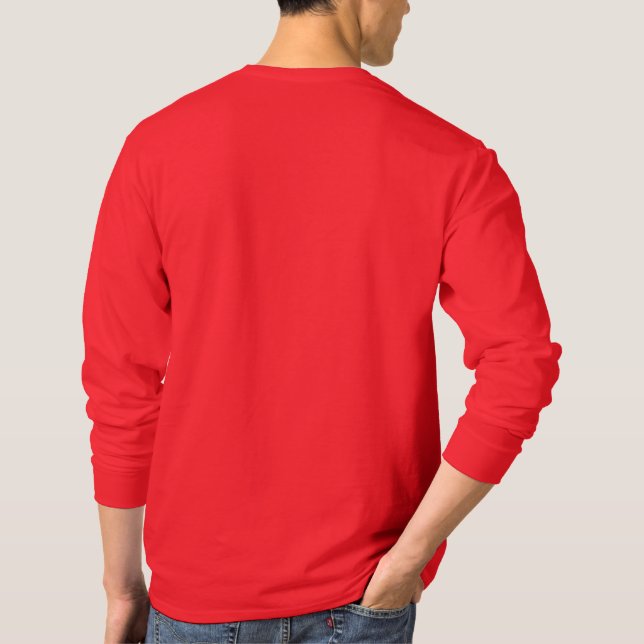 Red Manar apparLångärmad Shirt T (Baksida)