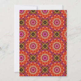 Red MANDALA  Inbjudningar