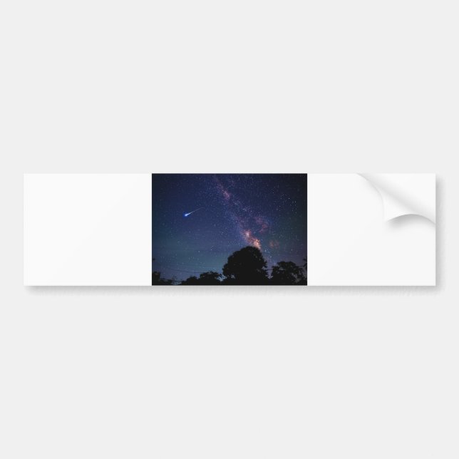 red måne bildekal (Framsidan)