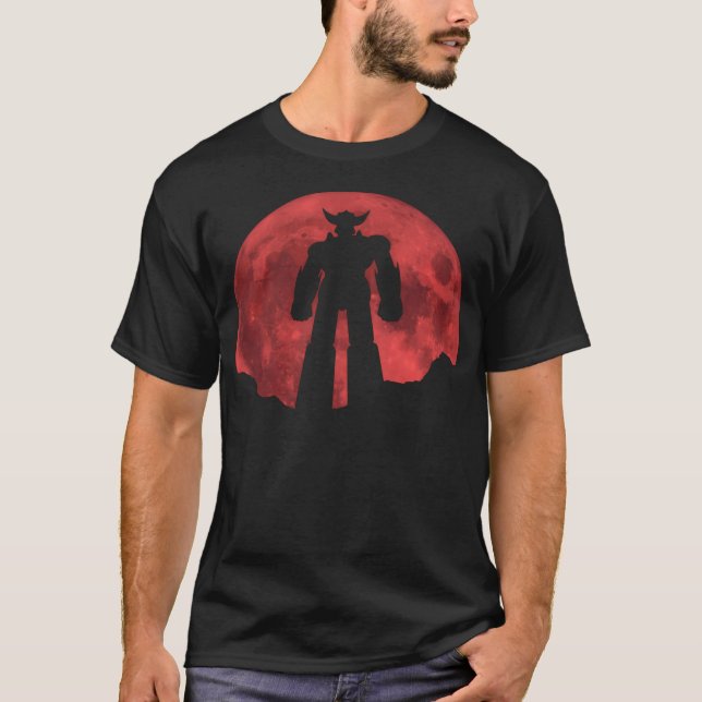 Red Måne - Grendizer Ufo Robot T Shirt (Framsida)