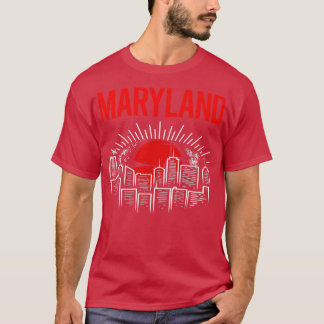 Red Måne Maryland T Shirt