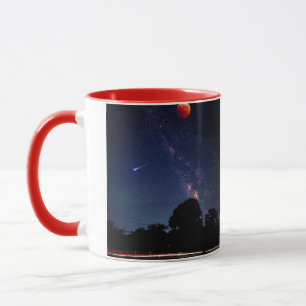 red måne mugg